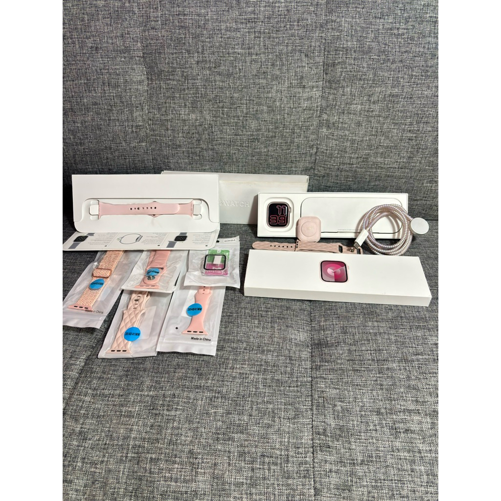 Preloved Iwatch Series 9 Pink 41mm Ibox