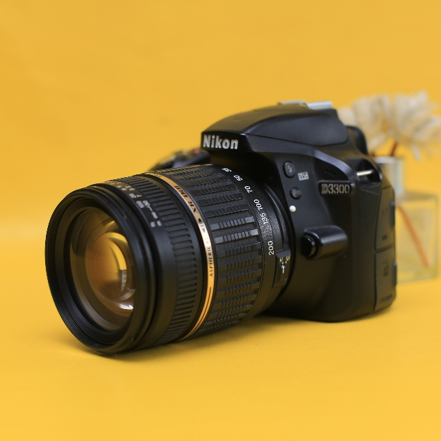 NIKON D3300 Lensa Tele Zoom Kamera DSLR - Garansi