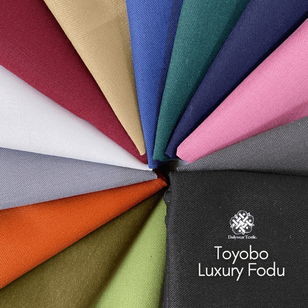 Kain Toyobo Fodu Luxury | Kain Toyobo Fodu Luxury Premium | Kain Toyobo Ecer 0.5 Yard (0.45 Meter)
