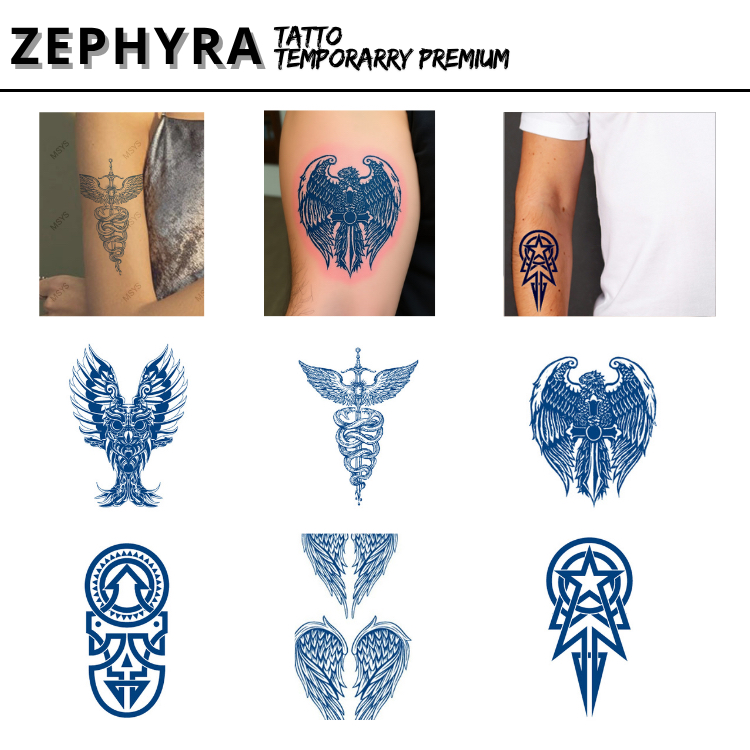 Tattoo Fruit ink || Tato Temporer Sayap Malaikat Aesthetic Tato Tahan Lama Pria Wanita Waterproof