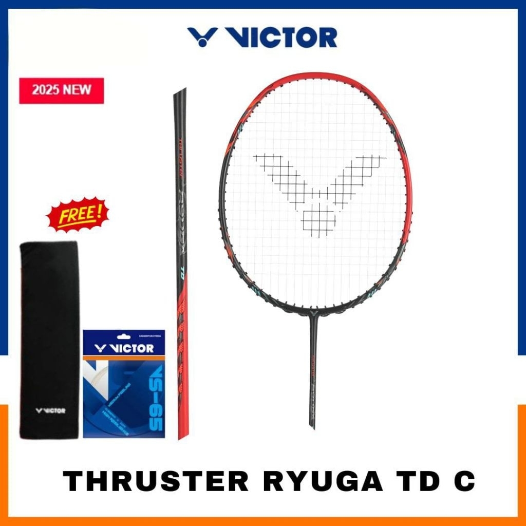 Raket Badminton Thruster Ryuga TD C Victor | THRUSTER RYUGA TD C Victor Original