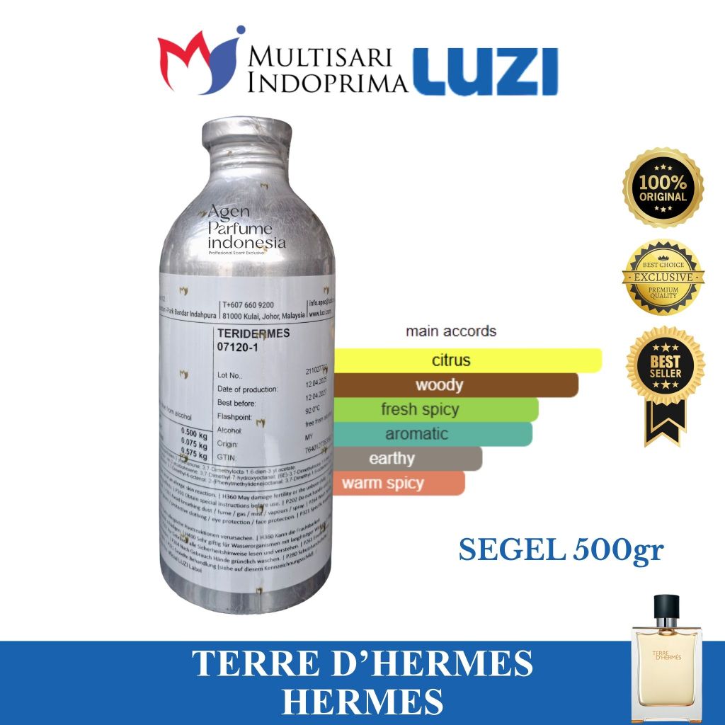 TERRE D'HERMES By LUZI Segel 500gr