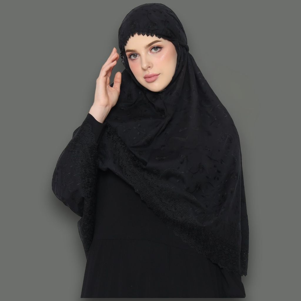 BERGO RENDA HITAM KATUN JEPANG JUMBO