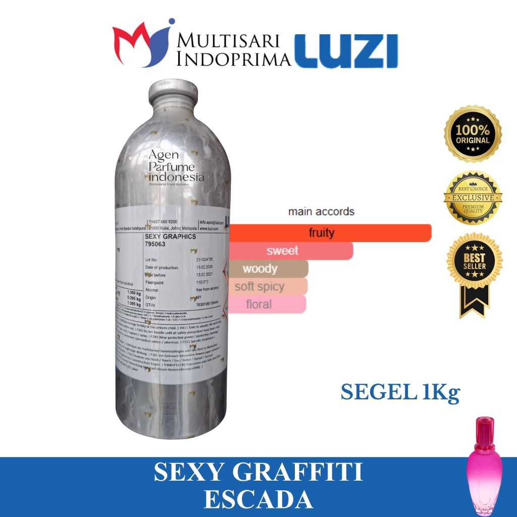 SEXY GRAFFITI ESCADA  By LUZI Segel 1Kg