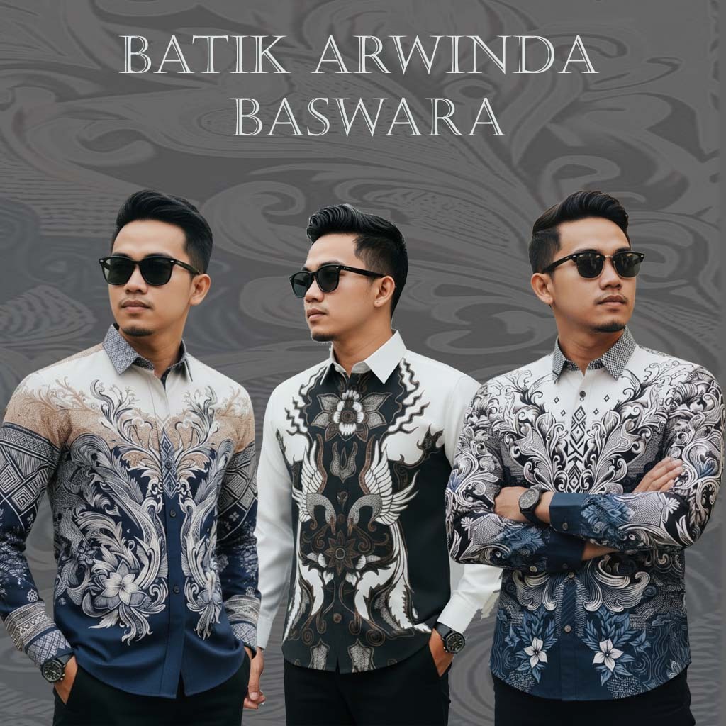 bestpromo batik arwinda baswara kemeja batik pakai puring