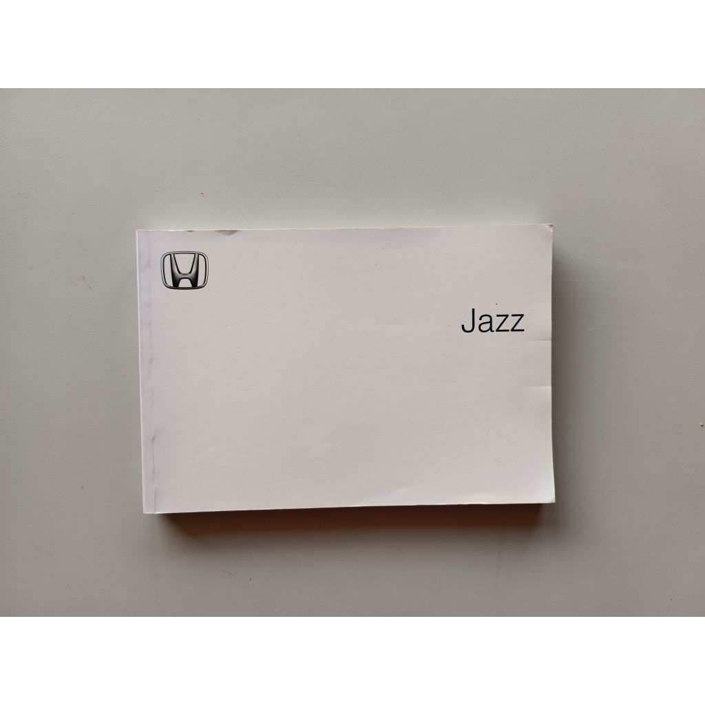 BUKU MANUAL BOOK PEDOMAN PEMILIK HONDA JAZZ GE8 (ORIGINAL)