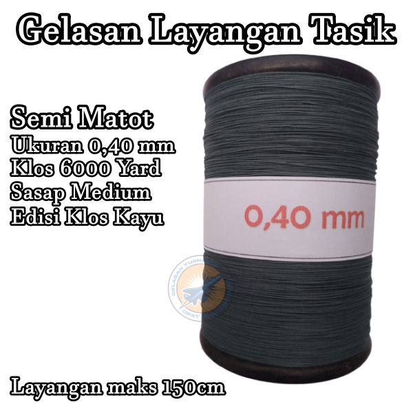 Gelasan Layangan Tasik Tebal 0,40 mm bahan UNO Padi berasa Termos