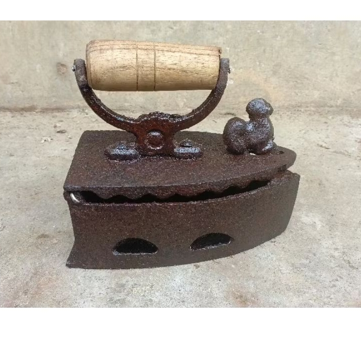 seterika jago arang antik vintage jadul