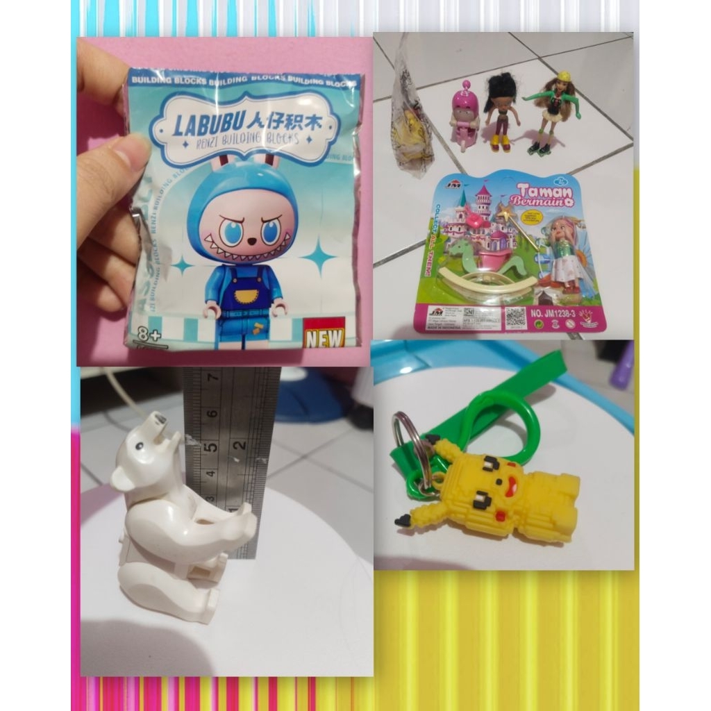Mainan FIGUR USED&SEAL,My Scene,We Teen Bratz Y2k,Barbie Mini, LABUBU BRICK,ODDBODS ,ETC