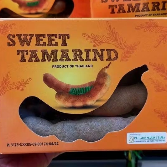 Sweet Tamarind Thailand | Buah Asam Manis Thailand Tamarin 250 gr | 1 Pack