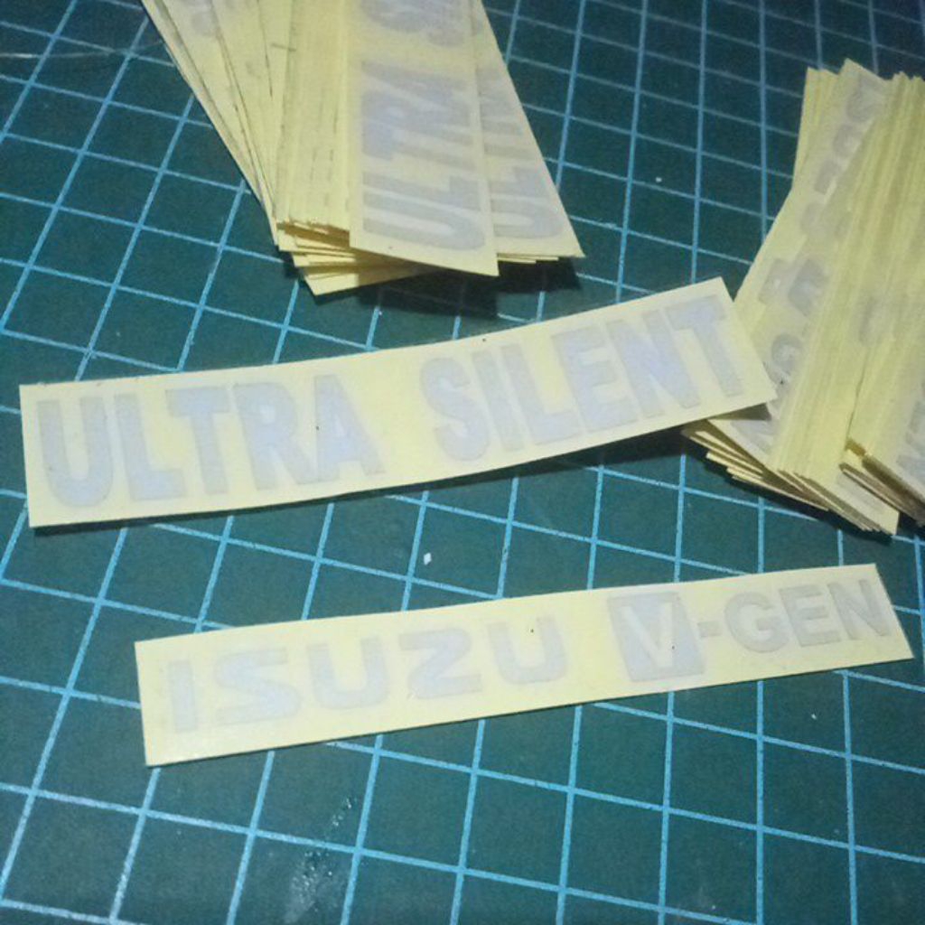 STIKER CUTTING MINIATUR GENSET