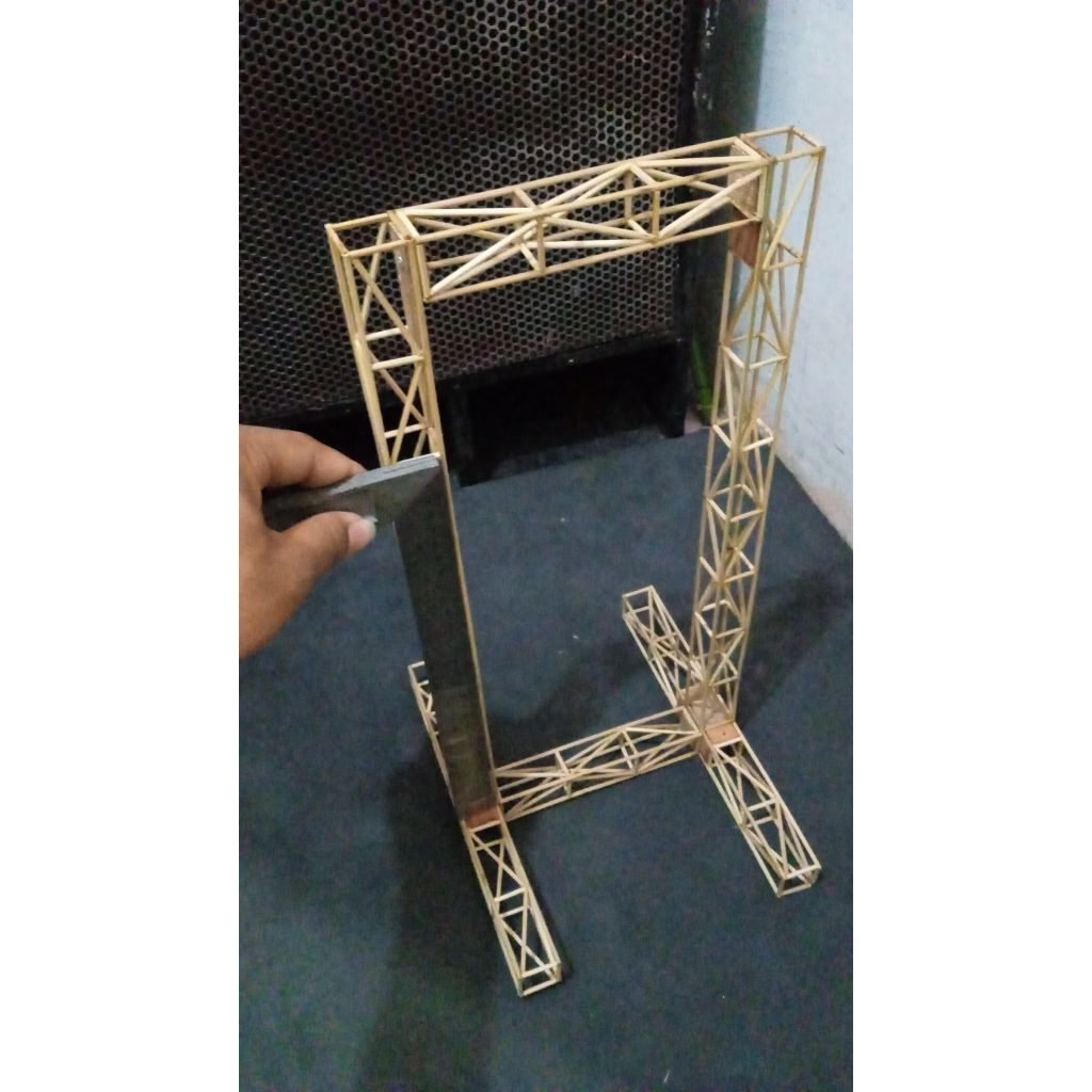 MINIATUR RIGGING SOUND SYSTEM SATUAN 25 CM DARI BAMBU PALING KOKOH  UKURAN