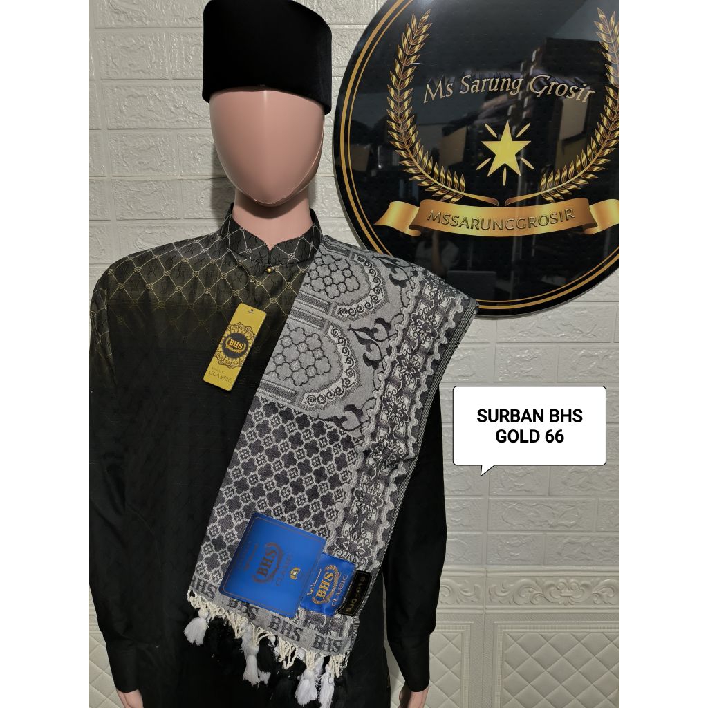 Surban BHS Jaguar Subaiyah Classic Gold