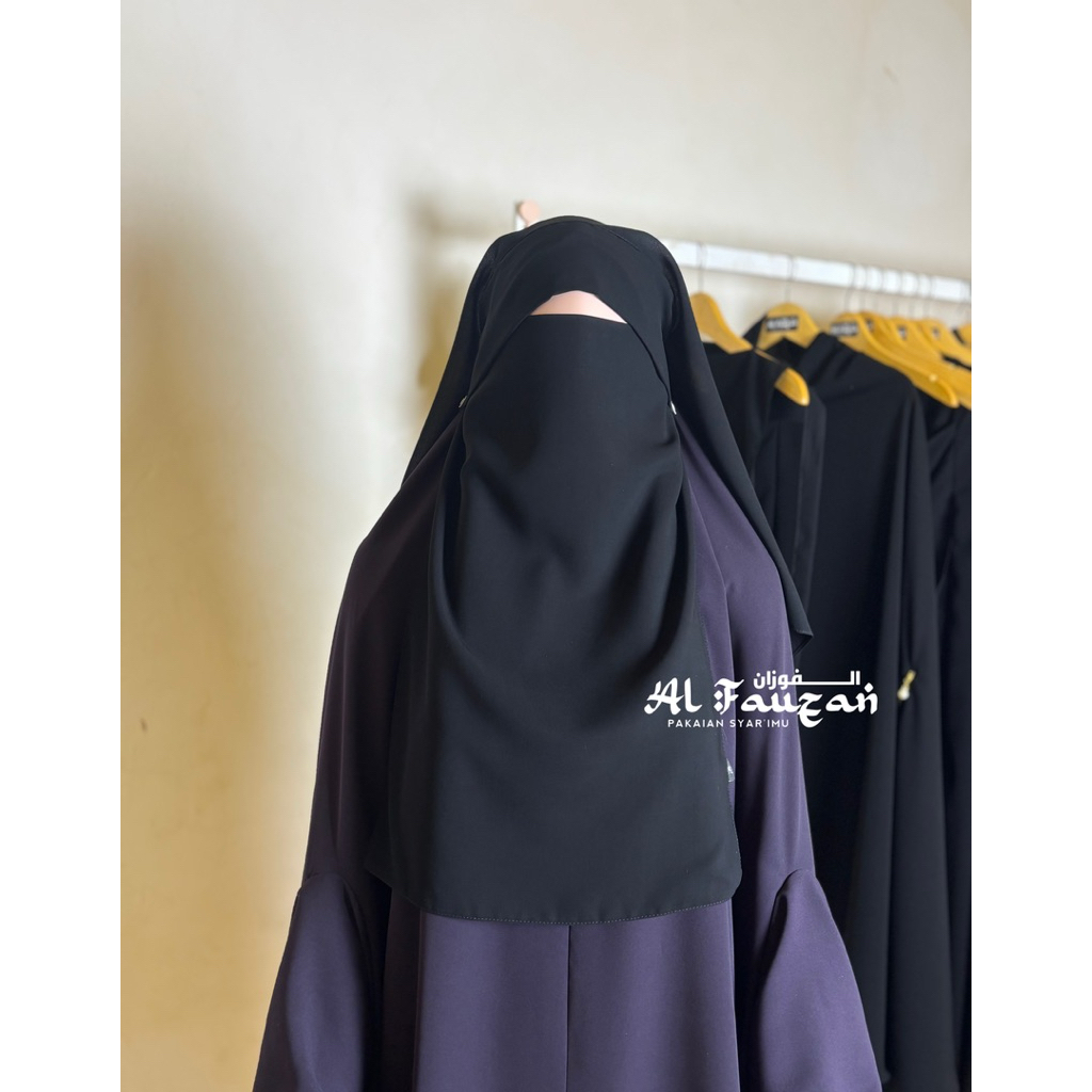 cadar yaman kacing /cadar muslimah/cadar yaman bahan sifon hayya