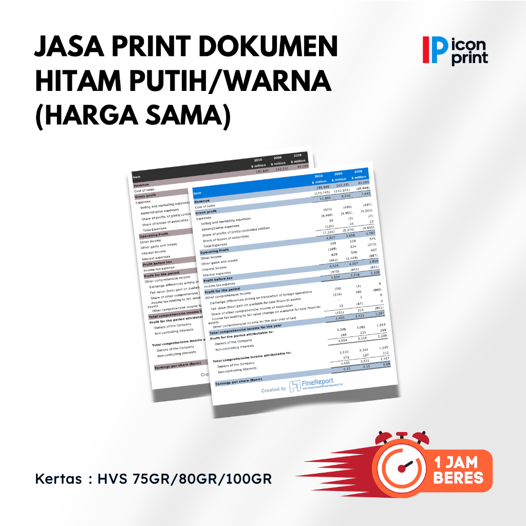 JASA PRINT CEPAT A4 F4 A5 75 80 100 GR GSM STANDAR WARNA HITAM PUTIH FULL COLORMAKALAH MODUL