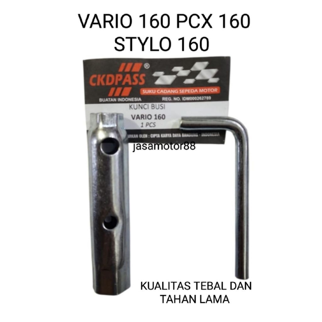 KUNCI BUSI VARIO 160 PCX 160 STYLO 160