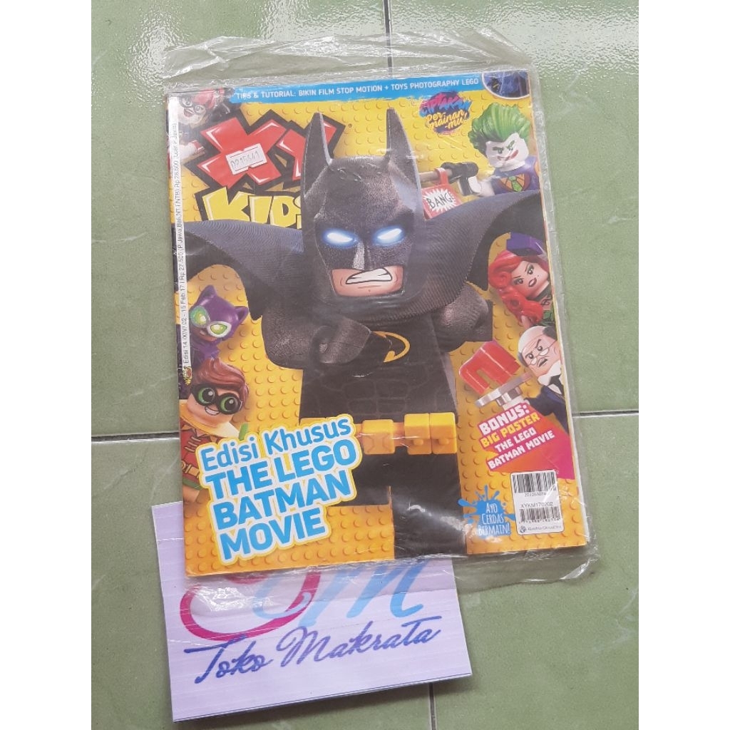 majalah anak XY KIDS EDISI KHUSUS THE LEGO BATMAN MOVIE masih baru dan segel