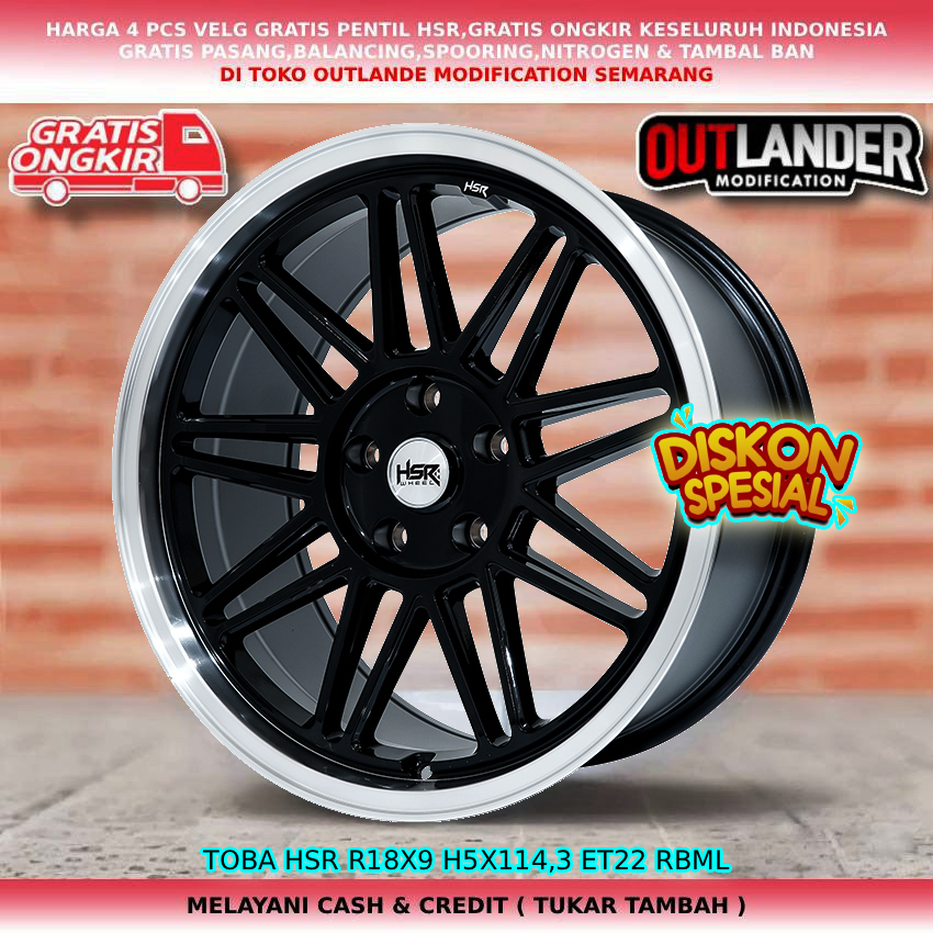 Velg racing mobil Almaz| Cortez| Mazda5| Mazda6| CX3| CX5| CX7| Tucson dll velg hsr toba R18