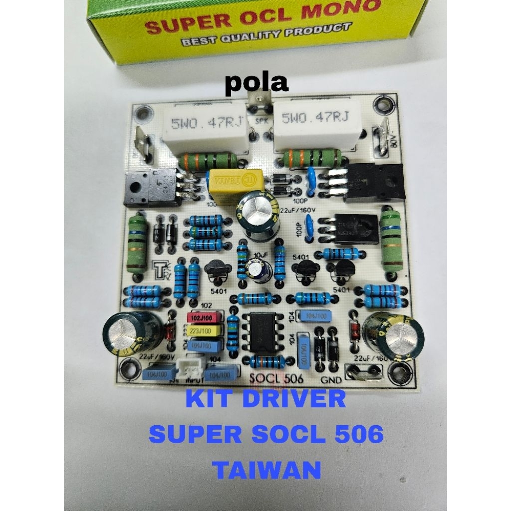 KIT DRIVER POWER SOCL 506 SUPER OCL 506 SOCL-506 MONO TAIWAN