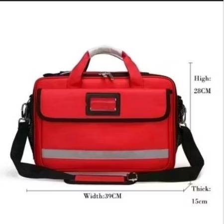 tas p3k tas PMI tas peralatan doketer tas pertolongan pertama model selempang terbaru