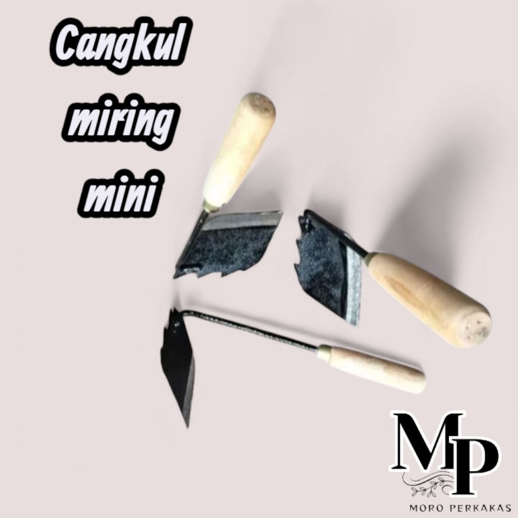 Wangkil cangkul kecil / wangkil miring pembersih rumput / Wangkil baja asli