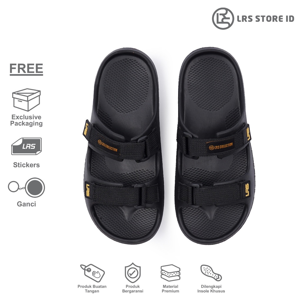 LRS Sandal Pria Arnoud Sandal Casual Slop LRS Sandal Pria Selop