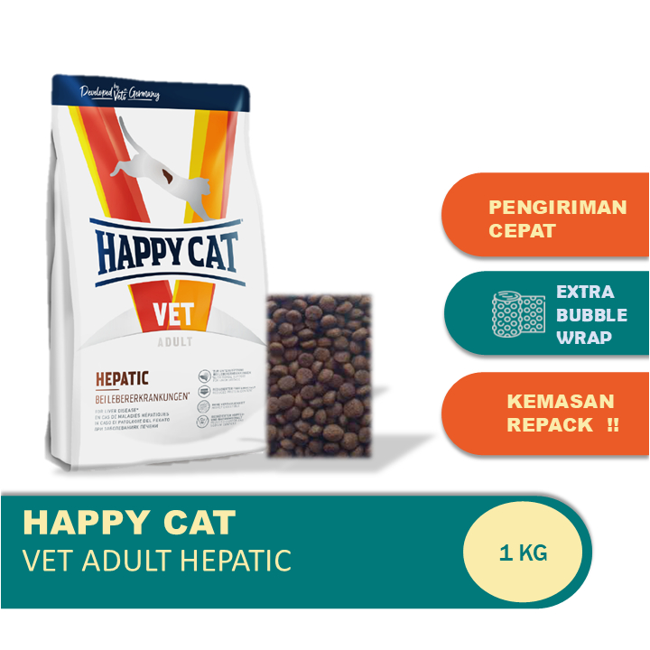 HAPPY CAT VET ADULT HEPATIC KEMASAN 1 KG