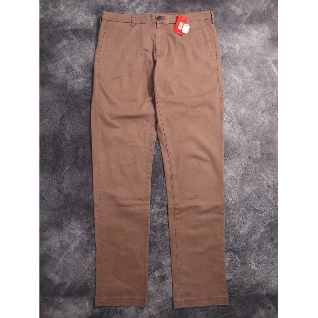 CELANA PANJANG UNIQLO CHINO PANTS CS19 SIZE 33 ORIGINAL PRELOVED