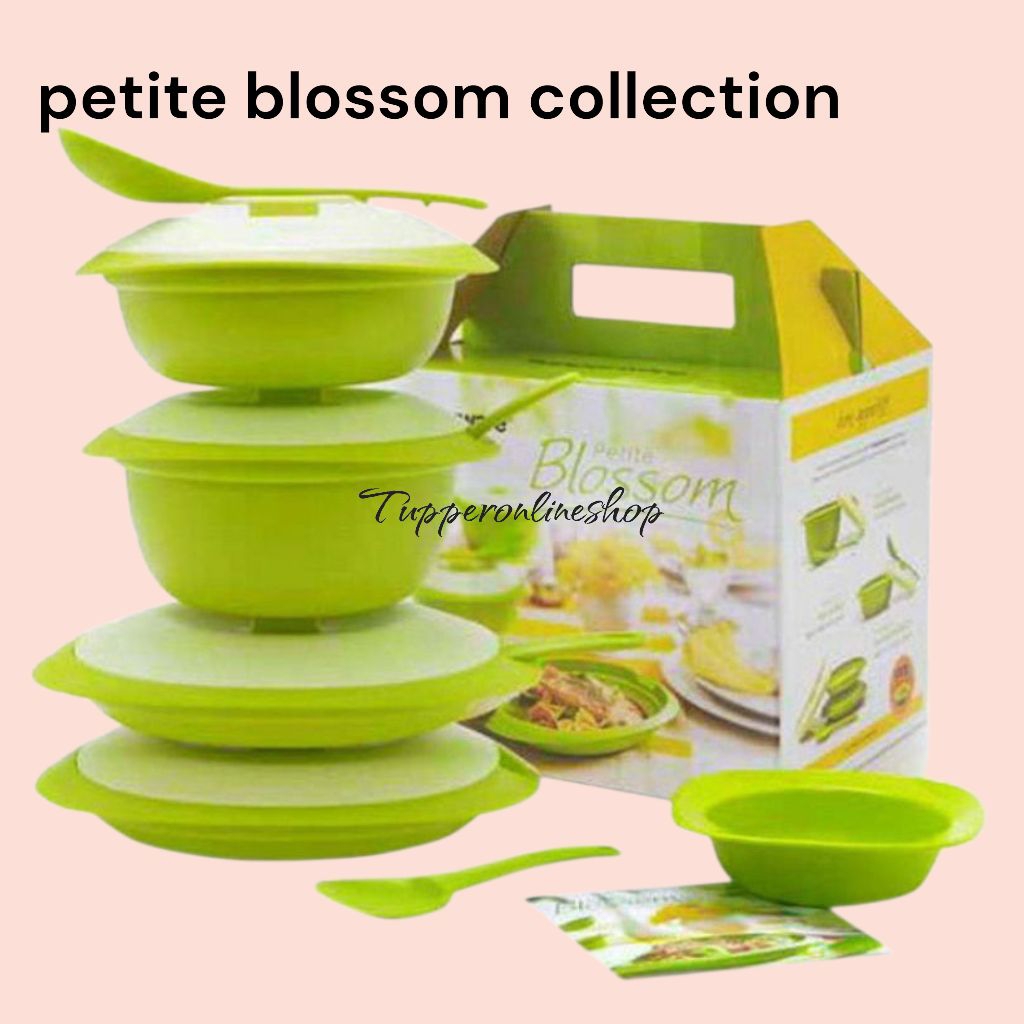 Petite blossom tupperware / tempat penyajian makanan