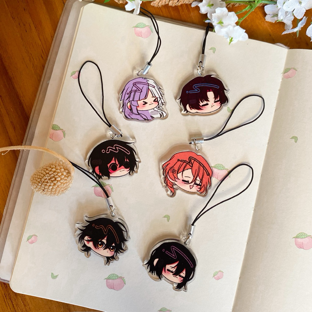 Phonestrap Bungou Stray Dog| DAZAI CHUUYA ODASAKU FYODOR SIGMA TECCHOU