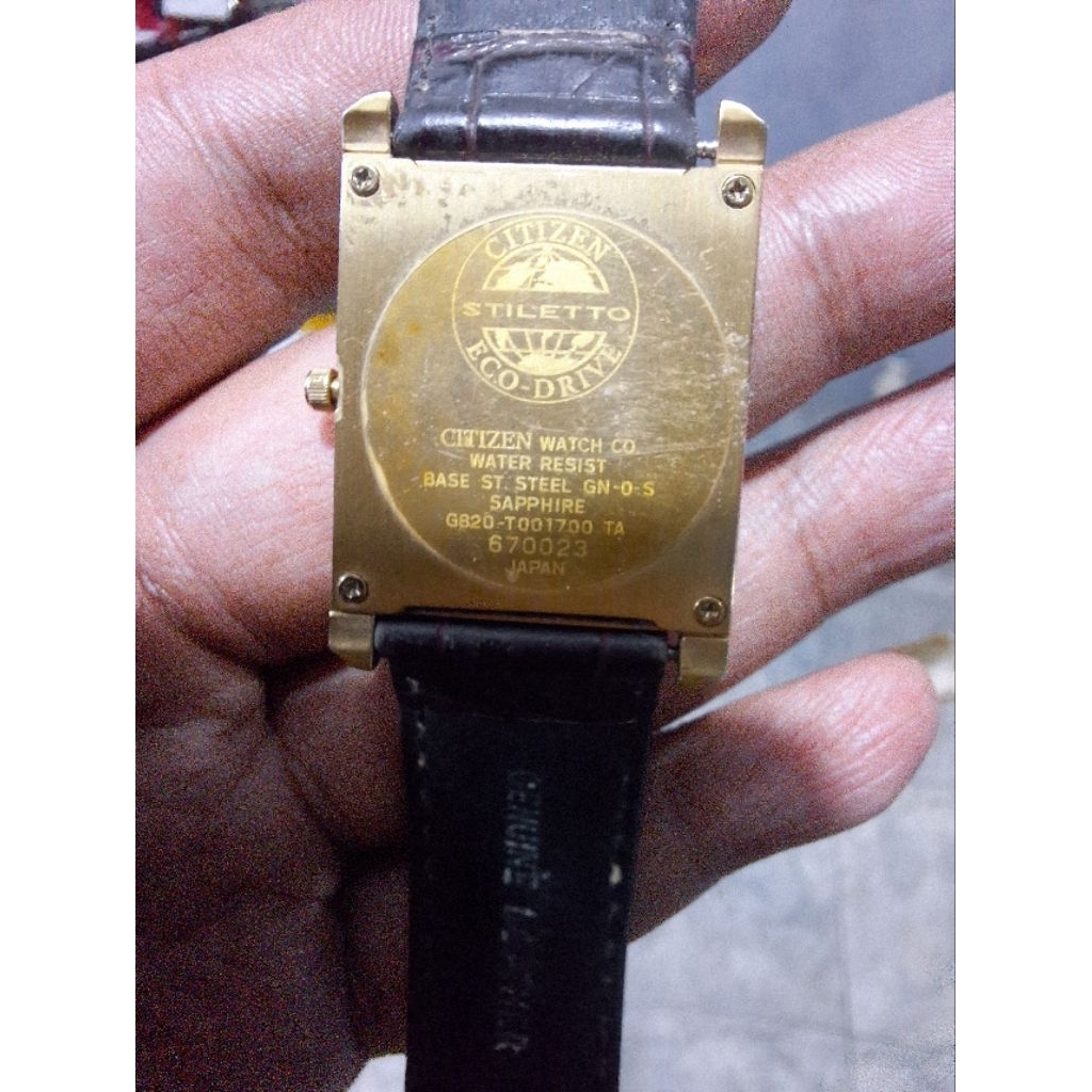 Citizen Stiletto Eco-Drive – Japan Made (G820-T001700 TA)