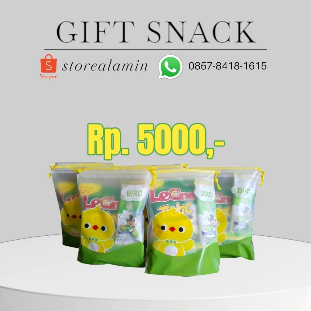 pouch gift snack lucu hampers mini