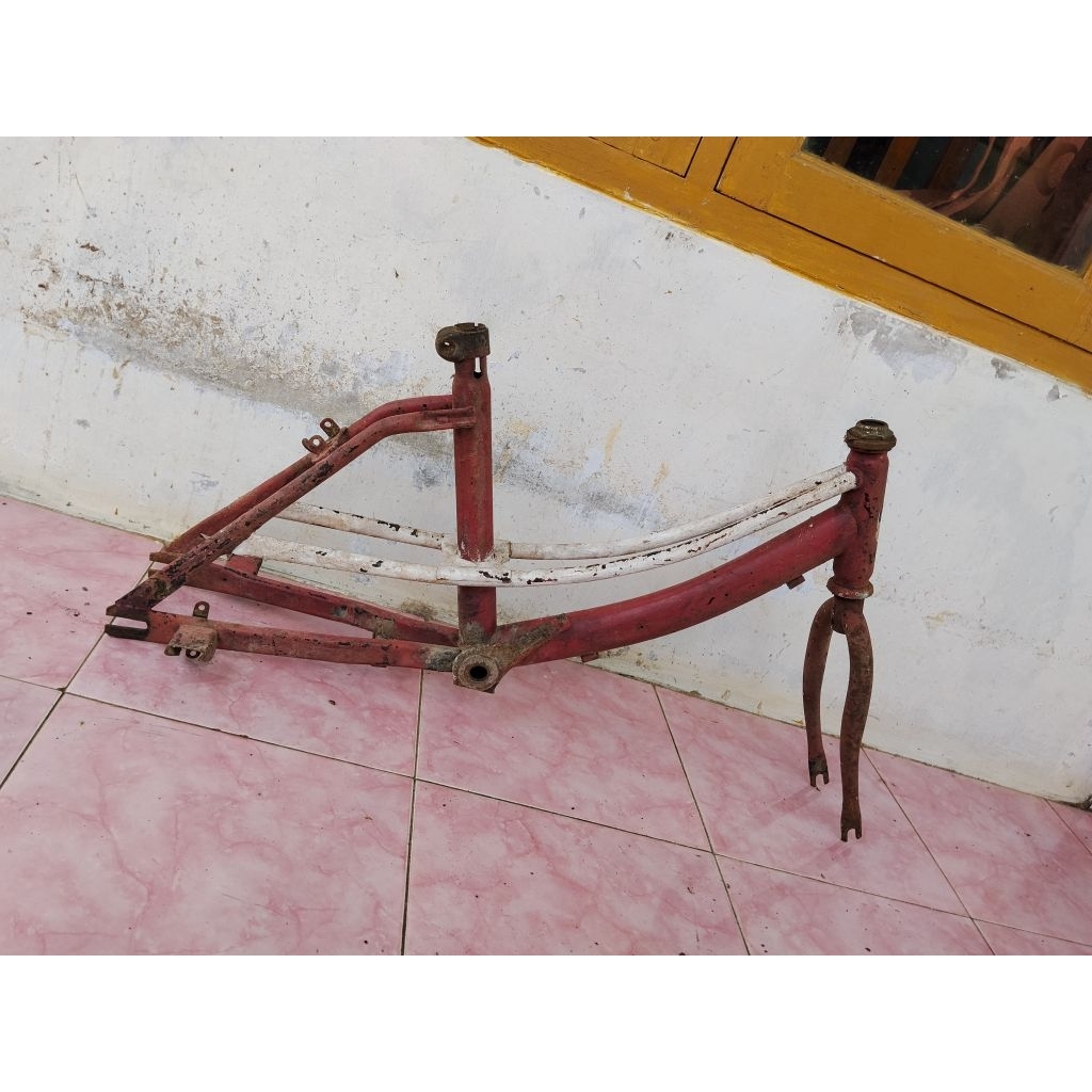 frame fork sepeda minion ban 16" Marubeni Antik Seat tube belimbing palang dua langka murah