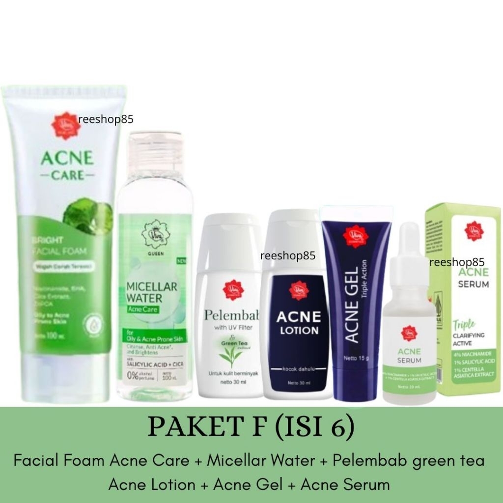 VIVA 1 Paket Skincare Kulit Jerawat & Berminyak | Skincare Viva