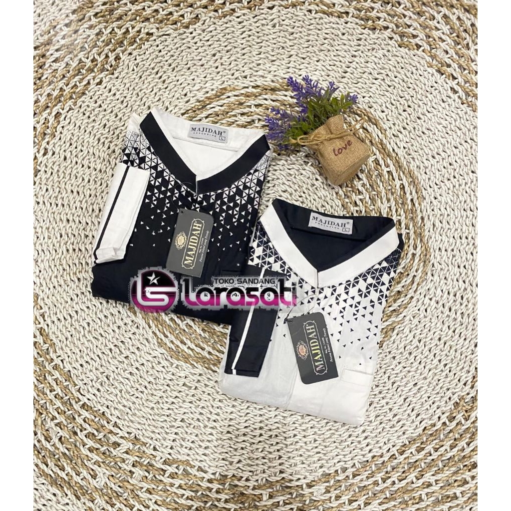 Baju koko MAJIDAH lengan panjang/baju taqwa kekinian/baju koko dewasa/