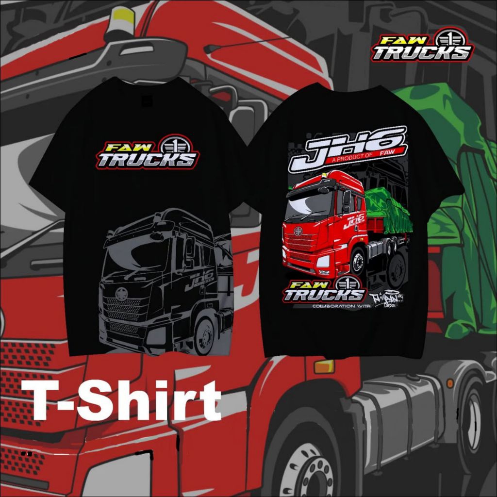 t-shirt SIBA SURYA | FAW JH6 | free stiker "CATTON 24s terlaris