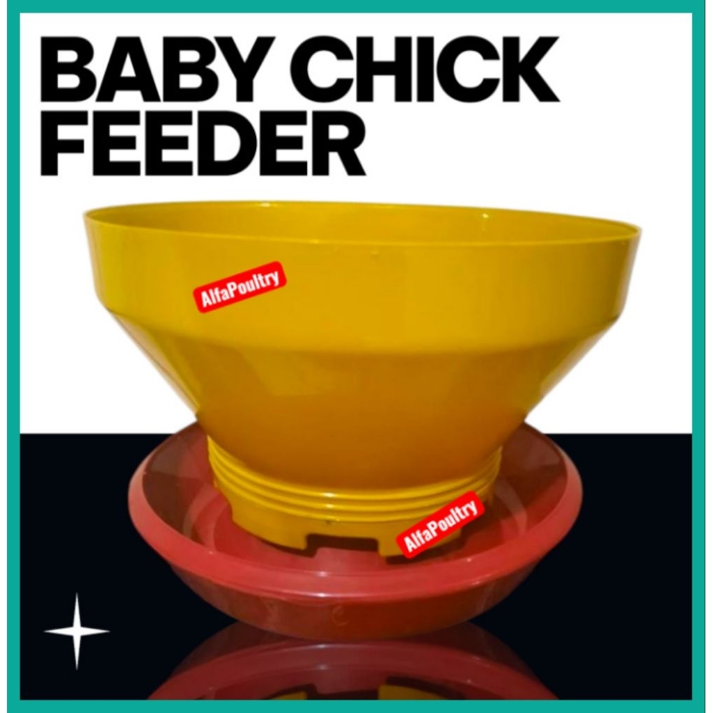 BABY CHICK FEEDER/TEMPAT PAKAN AYAM & UNGGAS (DOC)