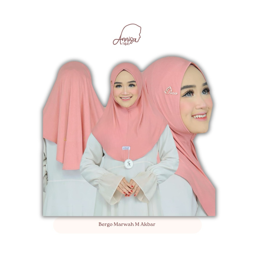Annisa Hijab -Bergo Marwah M Akbar,Hijab Instan Oval