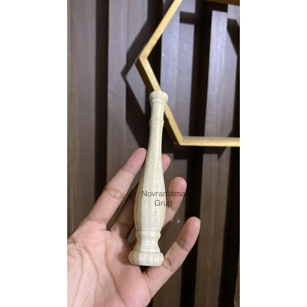 Kayu Jati Asli Bubut / Kayu Bubutan / Kayu Bubut Jati (Kecil)