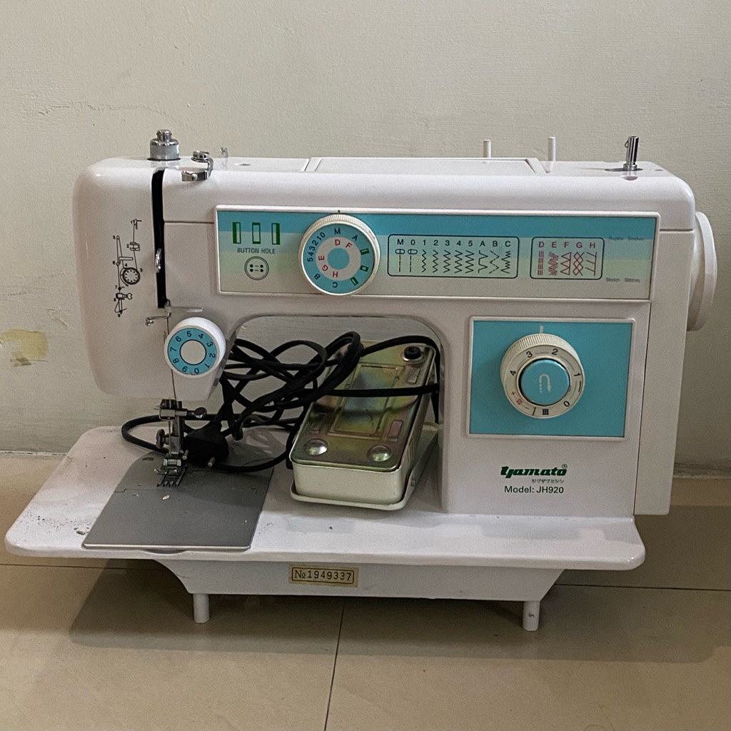 PRELOVED Mesin jahit portable besi YAMATO JH920 Multifungsi