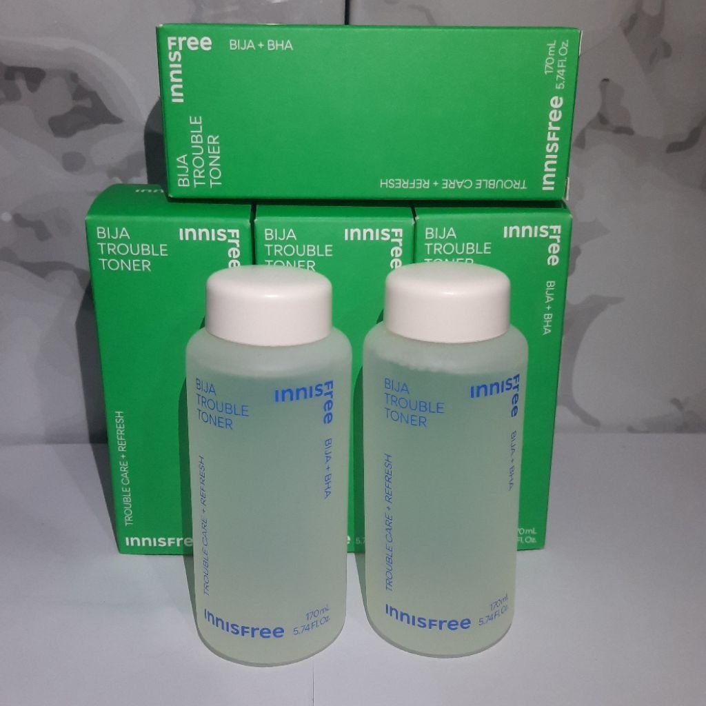 INNISFREE BIJA TROUBLE SKIN TONER 170ML [NEW ORIGINAL EXP 09/2026] INNISFREE BIJA TONER KULIT BERJER