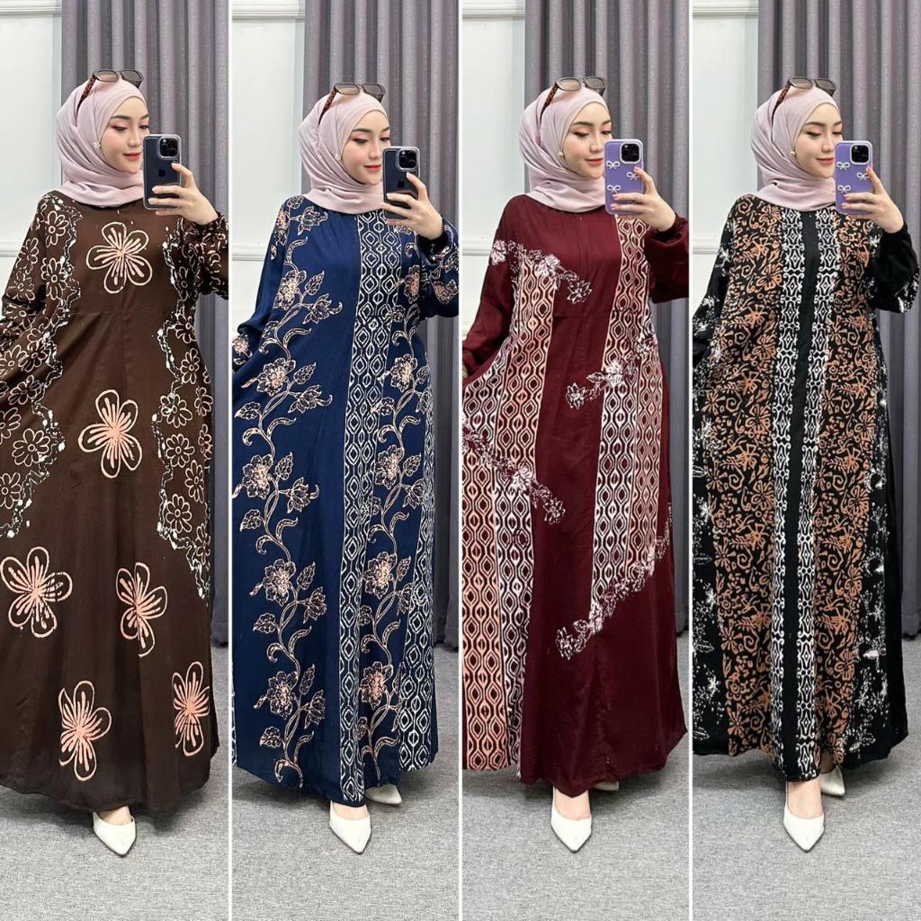 Terbaru 2022 Gamis twill rayon ori JUMBO LD 130 pelangi gamis twill tidye gamis twil rayon ori super