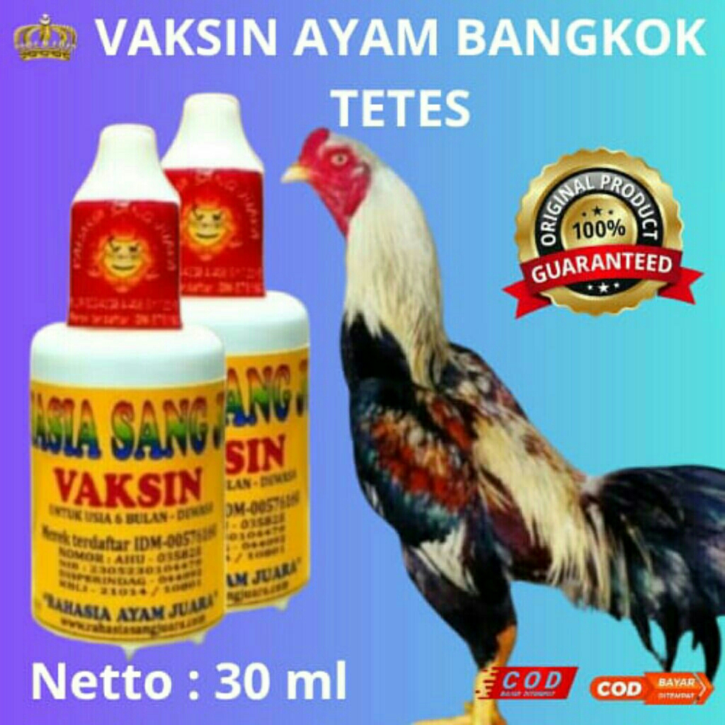 Vaksin Ayam Bangkok Umur 6 Bulan - Dewasa 30ml