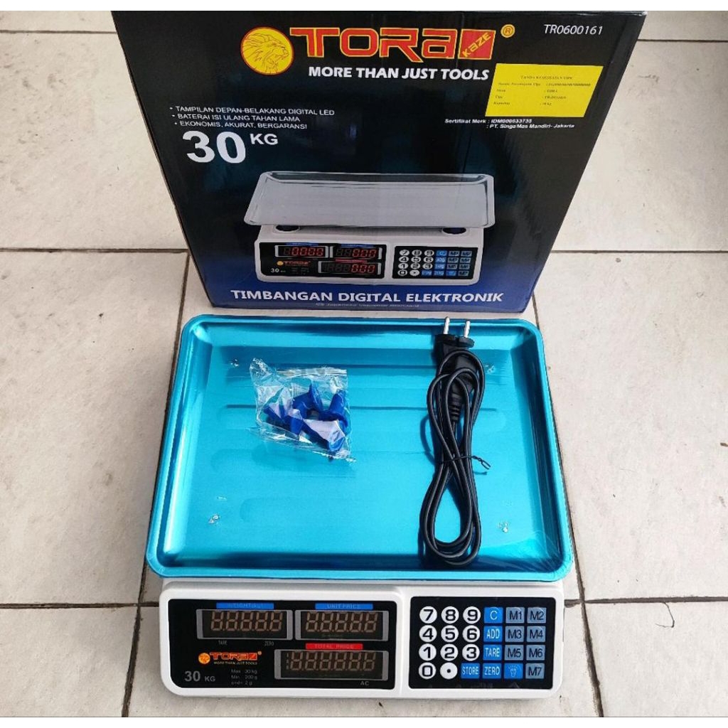 TIMBANGAN DIGITAL TORA 30-40KG