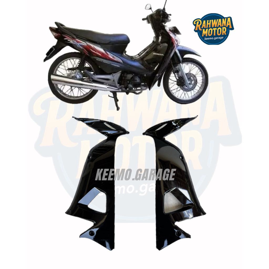 Sayap Dalam / Kepang Tengah Supra Fit New & Supra Fit X Hitam – Body Tengah Supra Fit New Hitam