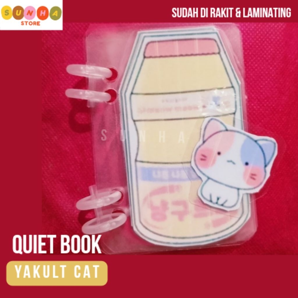 [40] Quiet book cat yakult / paper doll book cat yakult / paper doll cat yakult
