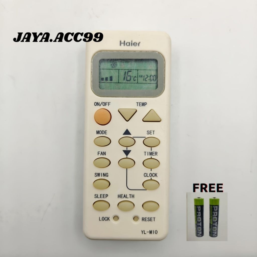 REMOTE AC HAIER ORIGINAL SECOND