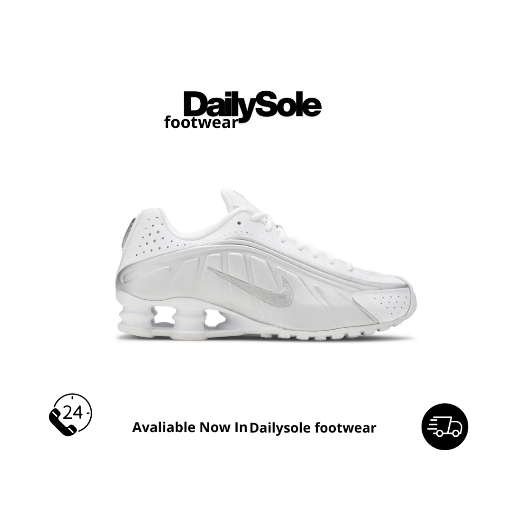 Nike Shox R4 White Metallic