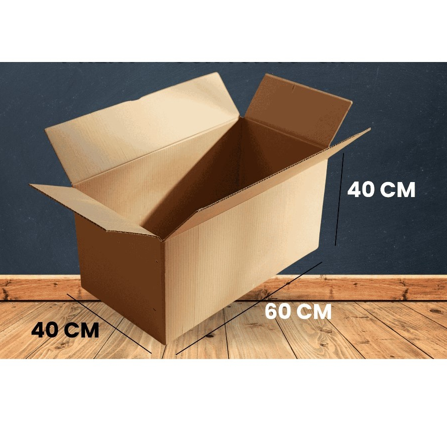 Kotak Packing Polos 60 X 40 X 40 cm Karton Packing Kardus Polos 60x40x40 cm