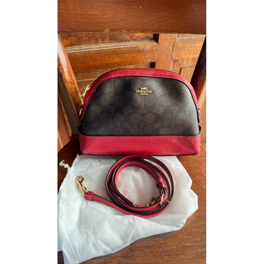 [preloved] coach dome crossbody